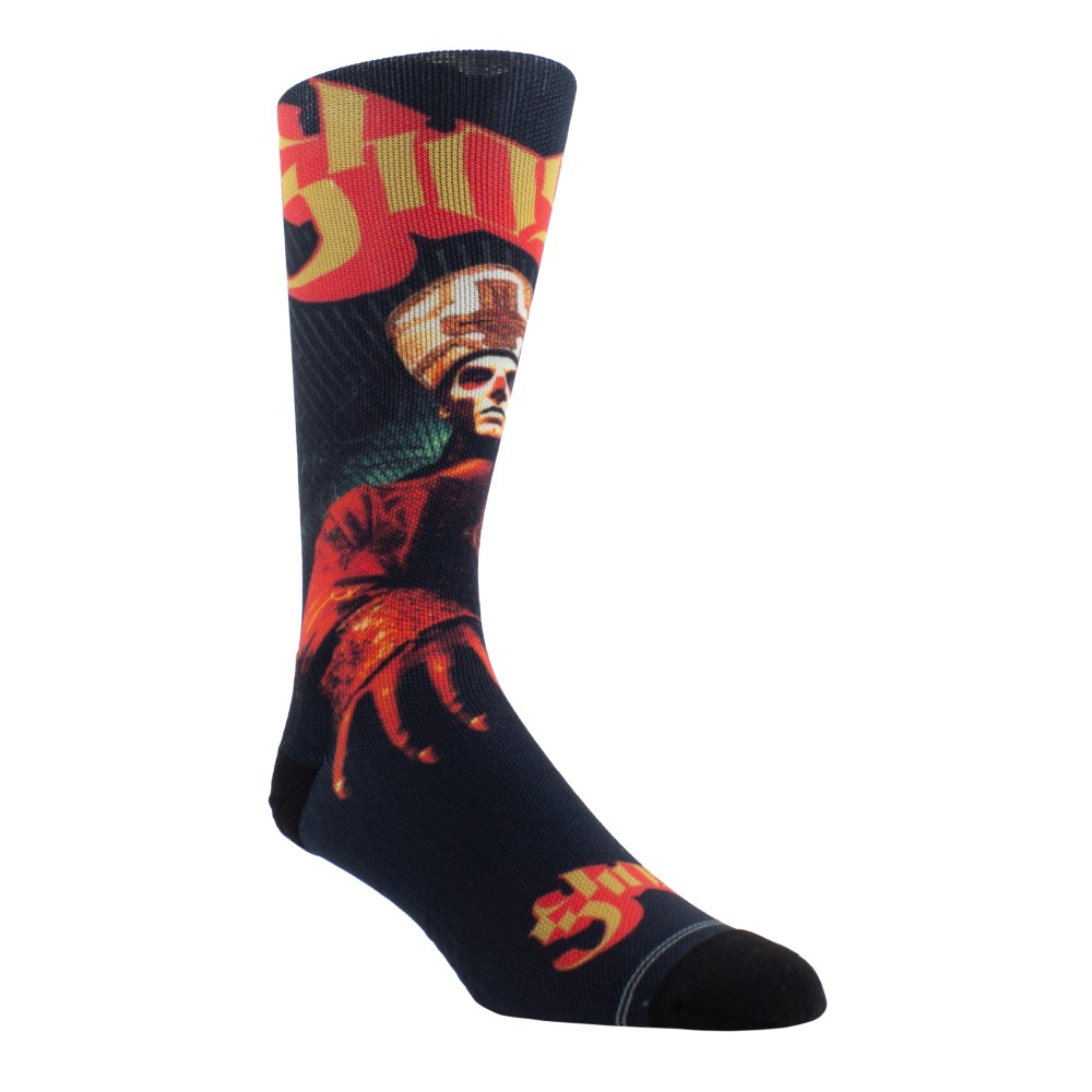 Ghost - Papa Emeritus Dye Sublimation Crew Chaussettes - Noir